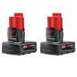 M12 REDLITHIUM™ XC Battery Two Pack