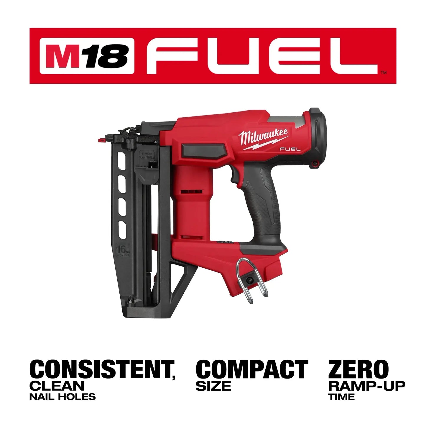 Milwaukee M18 FUEL 16 Gauge Straight Finish Nailer (Bare Tool) 3020-20