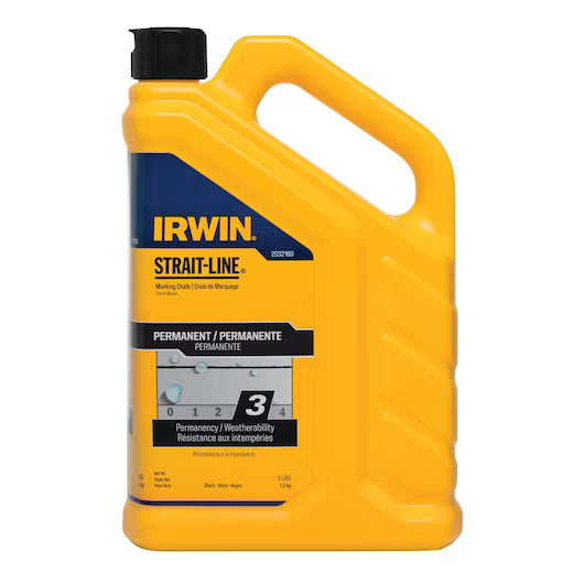 IRWIN 5 lb. Black Permanent Marking Chalk Irwin
