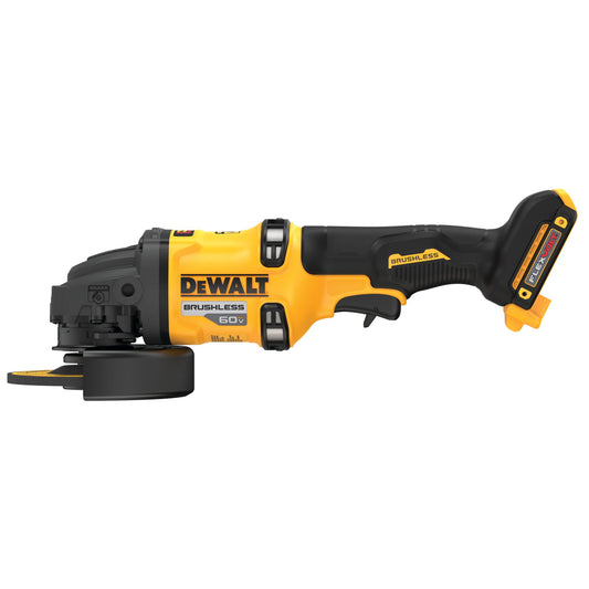 DEWALT Flexvolt 60V Max Brushless 4-1/2 In. - 6 In. Cordless Grinder With Kickback Brake (Tool Only) DeWalt