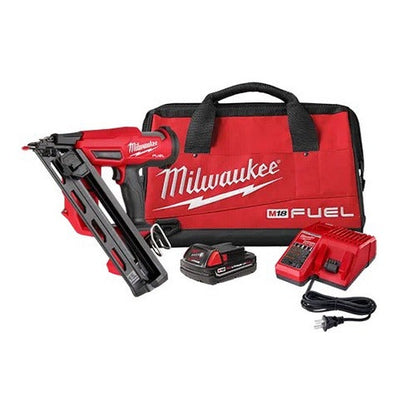 M18 FUEL 15 Gauge Finish Nailer Kit Milwaukee Tools