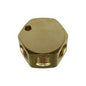 3 Port Flat Hex Manifold, 3/8" In x 3/8" Out