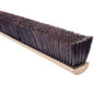 24" Floor -Red/Black Flagged Polystyrene Flex Sweep Plain Block Broom
