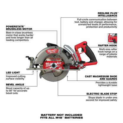 M18 Fuel Rear Handle Circular Saw 2830-20