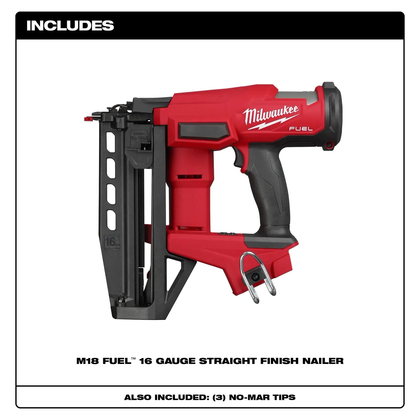 Milwaukee M18 FUEL 16 Gauge Straight Finish Nailer (Bare Tool) 3020-20