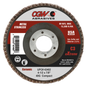 CGW 42404 4-1/2" X 7/8" Type 27 60-Grit C3 Ceramic Flap Disc CGW
