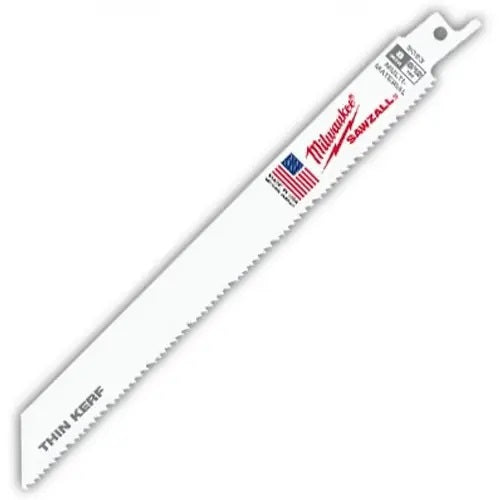 SAWZALL® Thin Kerf Metal Blades Milwaukee Tools
