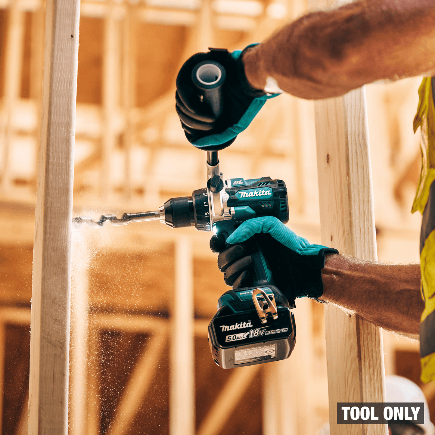 Makita 18V LXT® Lithium‑Ion Brushless Cordless 1/2" Hammer Driver‑Drill, Tool Only XPH14Z