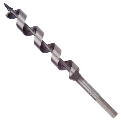 Irwin 49914 Power Drill Auger Bit, 7/8 in Dia, 7-1/2 in OAL, Solid Center Flute, 1-Flute, 5/16 in Dia Shank Irwin