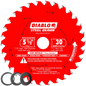 Diablo D055030FMX 5‑1/2" x 30-Teeth Steel Demon™ Saw Blade for Medium Metal Diablo