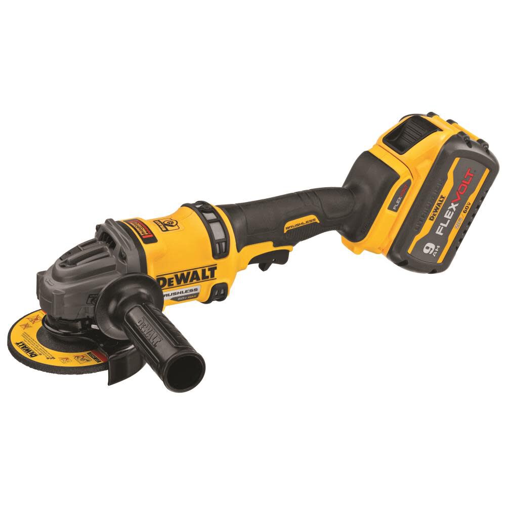 DEWALT Flexvolt 60V Max Brushless 4-1/2 In. - 6 In. Cordless Grinder With Kickback Brake Kit