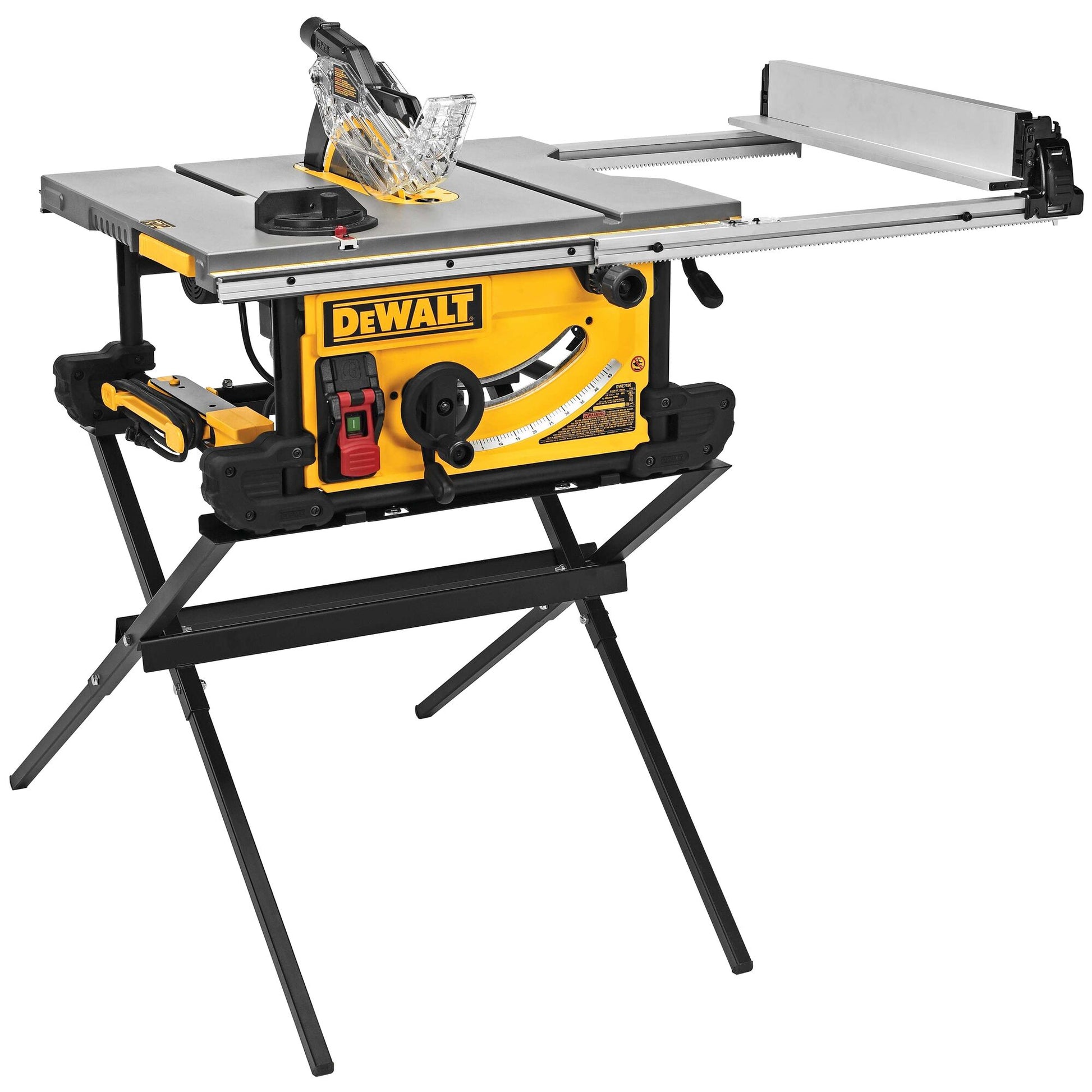 DEWALT 10 In. Table Saw With Scissor Stand DeWalt