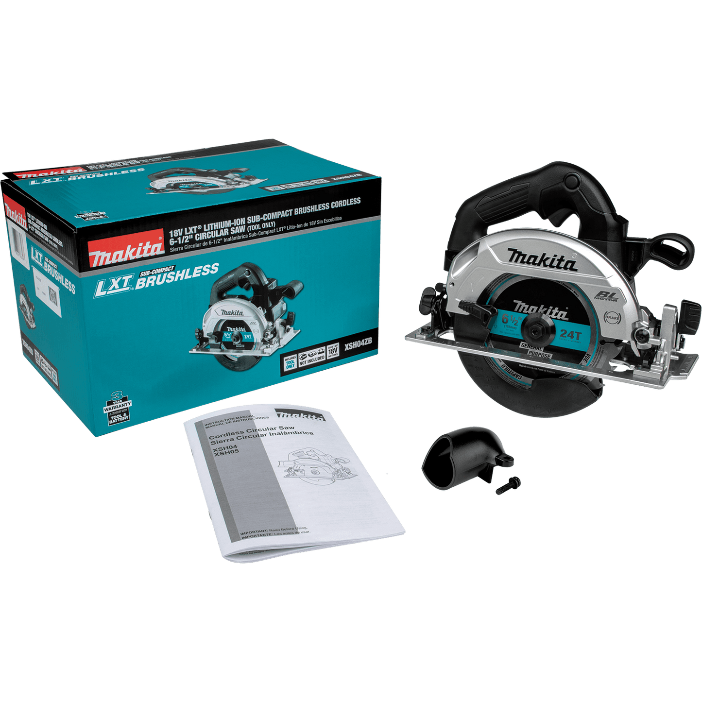 Makita 18V LXT Sub Compact 6 1/2" Circular Saw Bare Tool XSH04ZB