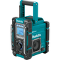 Makita portable radio with Bluetooth on a white background
