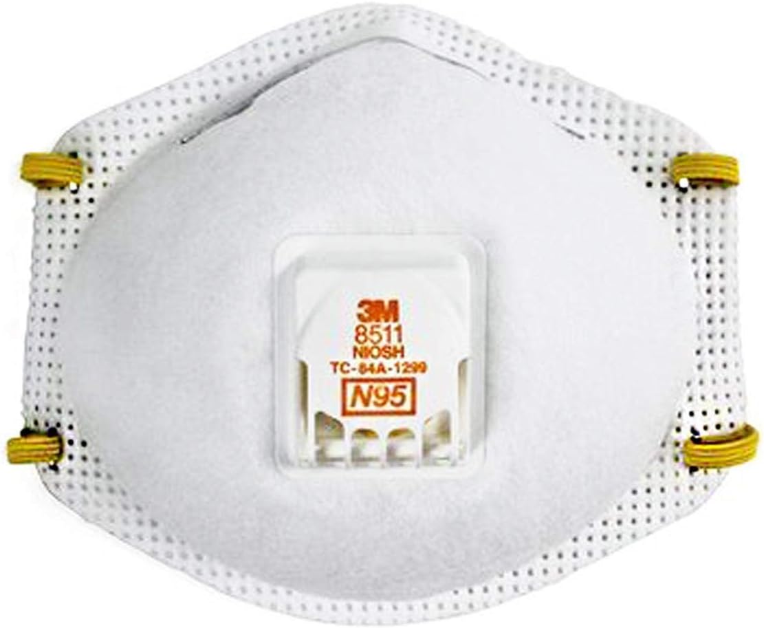 3M™ Cool Flow™ Valve Particulate Respirator 8511 (10 Pack) 3M