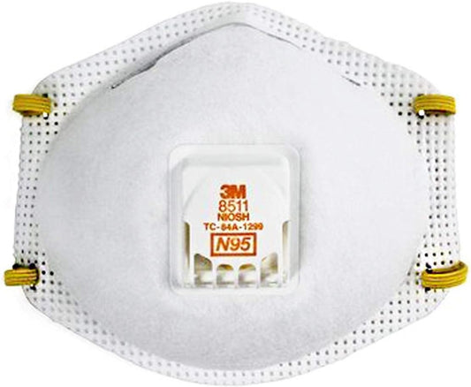 3M™ Cool Flow™ Valve Particulate Respirator 8511 (10 Pack) 3M