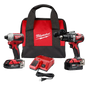 Milwaukee M18 Brushless Hammer Drill/Impact Combo Kit