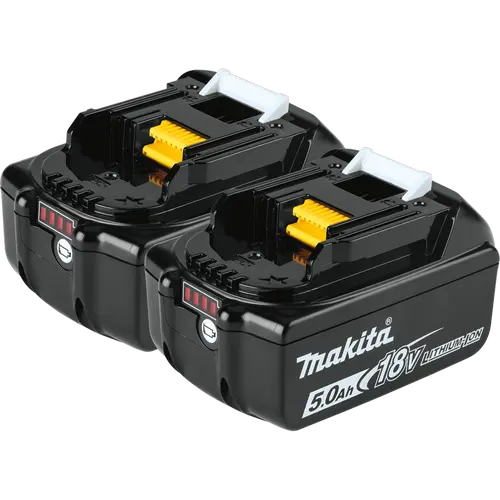 18V LXT® Lithium‑Ion 5.0Ah Battery, 2/pk Makita Products