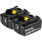 18V LXT® Lithium‑Ion 5.0Ah Battery, 2/pk Makita Products
