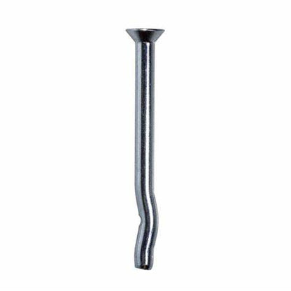 CD25114M 1/4" X 1-1/4" Mushroom Head Crimp Anchor - Zinc, Pkg 100