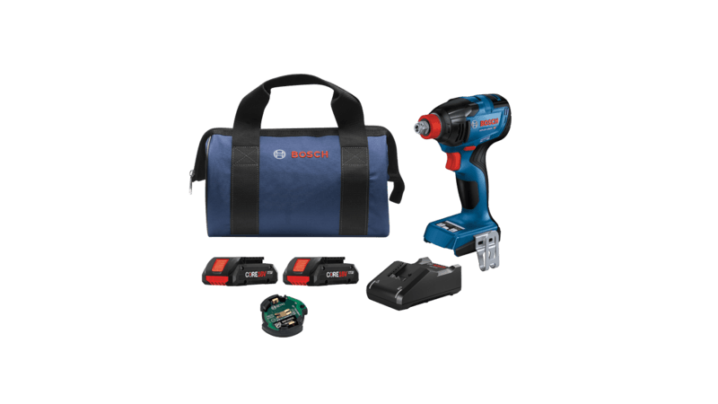 Two-In-One 1/4 In. and 1/2 In. Impact Driver/Wrench Kit Bosch