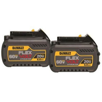 20V/60V Max* Flexvolt 6.0 Ah Battery 2 pack DeWalt