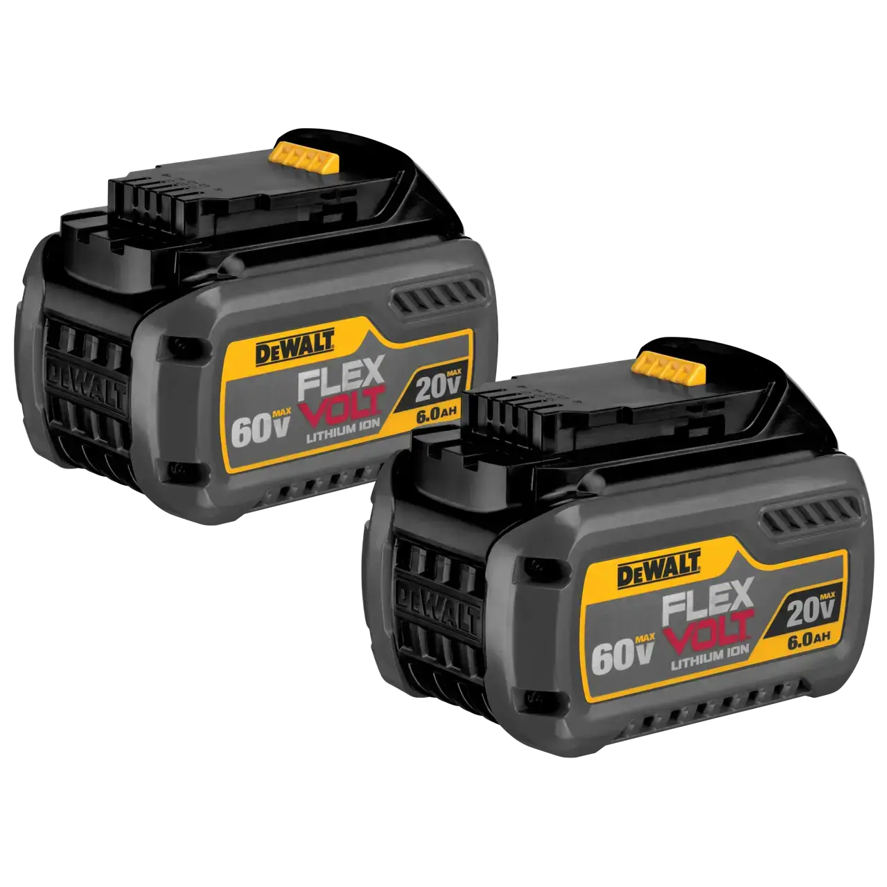 20V/60V Max* Flexvolt 6.0 Ah Battery 2 pack DCB606-2