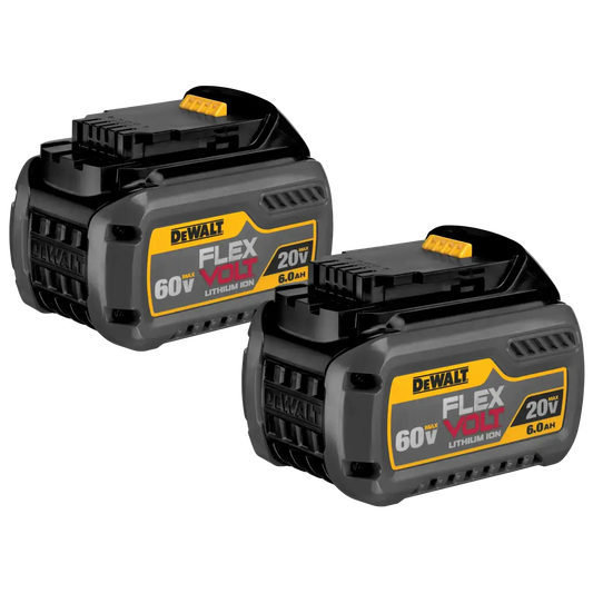 20V/60V Max* Flexvolt 6.0 Ah Battery 2 pack DCB606-2