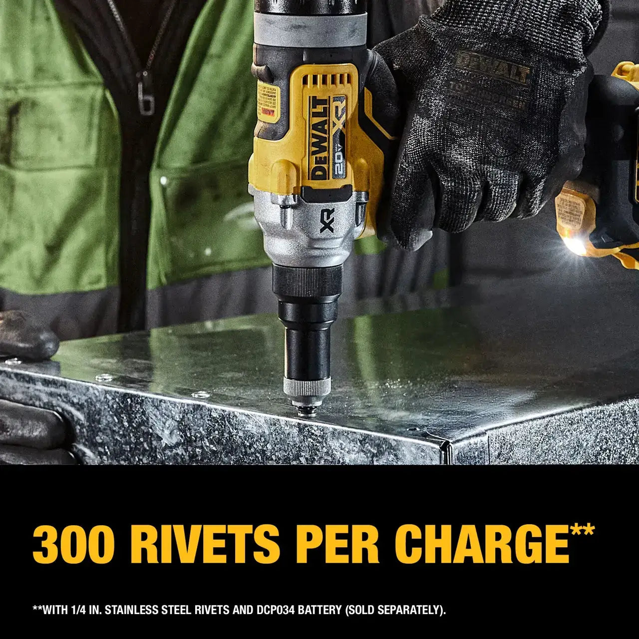 20V MAX* XR® BRUSHLESS CORDLESS 1/4" RIVET TOOL (TOOL ONLY) DCF414B