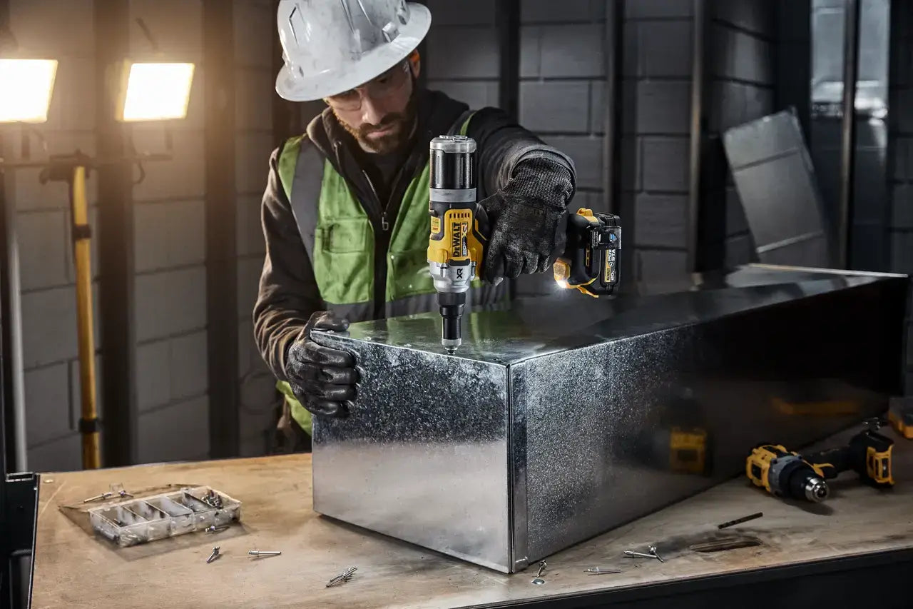 20V MAX* XR® BRUSHLESS CORDLESS 1/4" RIVET TOOL KIT WITH DEWALT POWERSTACK™