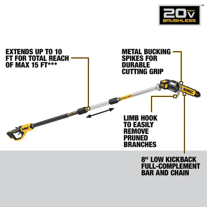 DEWALT 20V Pole Saw W/ 4Ah Battery DCPS620M1