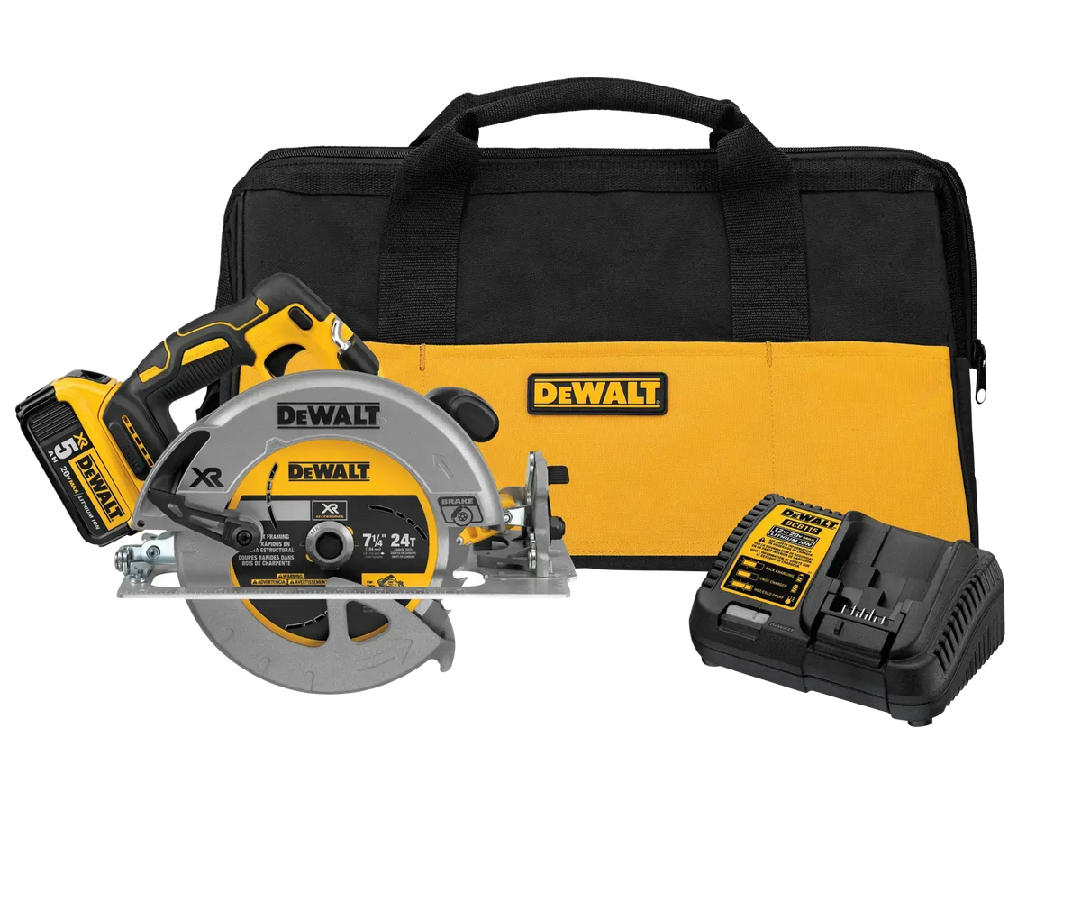 DEWALT 20V MAX* XR® Brushless Cordless 7-1/4 in. Circular Saw Kit