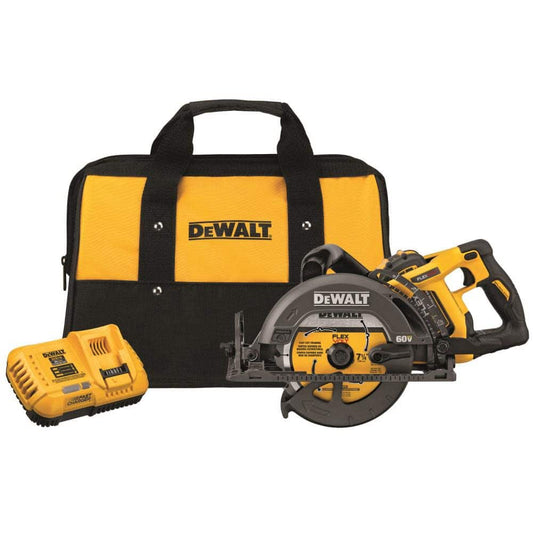 DEWALT FLEXVOLT 60V MAX 7-1/4 Worm Drive Style Saw (9.0Ah Battery) Kit DeWalt