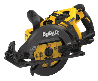 DEWALT FLEXVOLT 60V MAX 7-1/4 Worm Drive Style Saw (9.0Ah Battery) Kit DCS577X1