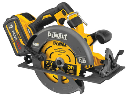 DEWALT Flexvolt 60V Max Brushless7-1/4 In. Cordless Circular Saw With Brake Kit DCS578X2