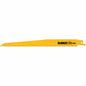 9" 6 TPI Taper Back Bi-metal Reciprocating Blade, General Purpose Wood DeWalt