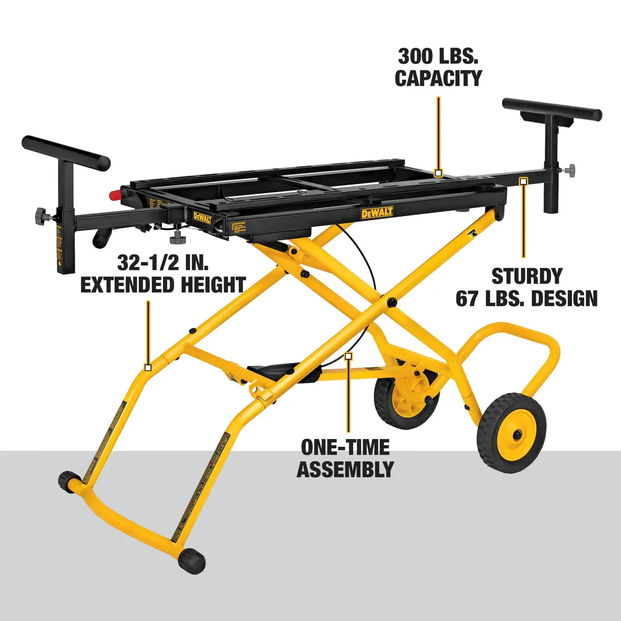 DEWALT Miter Saw Stand With Wheels DWX726