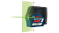 12V Max Connected Green-Beam Cross-Line Laser with Plumb Points