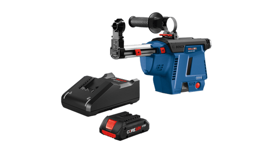 SDS-plus® Bulldog™ Mobile Dust Extractor Kit with (1) CORE18V 4.0 Ah Compact Battery