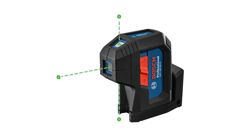 Green-Beam Three-Point Self-Leveling Alignment Laser Bosch