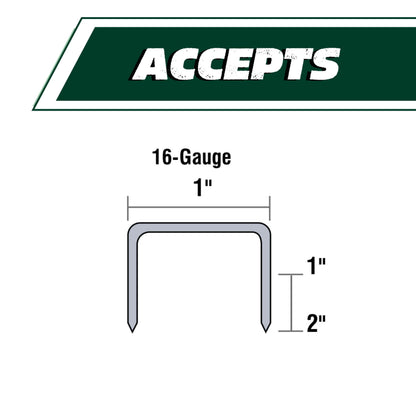 Metabo HPT 1 Inch 16 Gauge Wide Crown Stapler | N5024A2