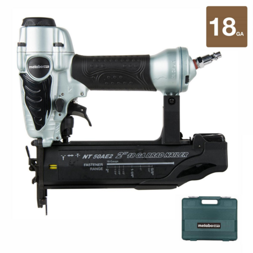 Metabo HPT NT50AE2 18-Gauge 5/8-Inch to 2-Inch Brad Nailer Gun