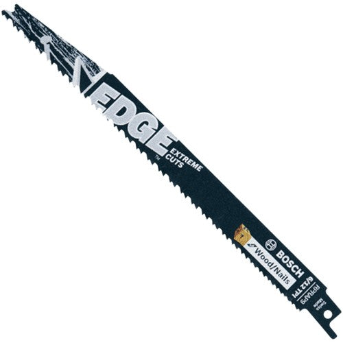 9 In. 6/12 TPI Edge Reciprocating Saw Blades for Wood/Nails