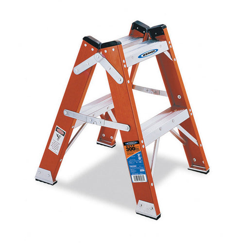 Fiberglass 2 ft Twin Stepladder Werner