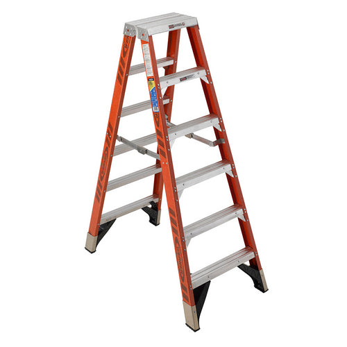 6ft IAA Fiberglass Twin Stepladder Werner