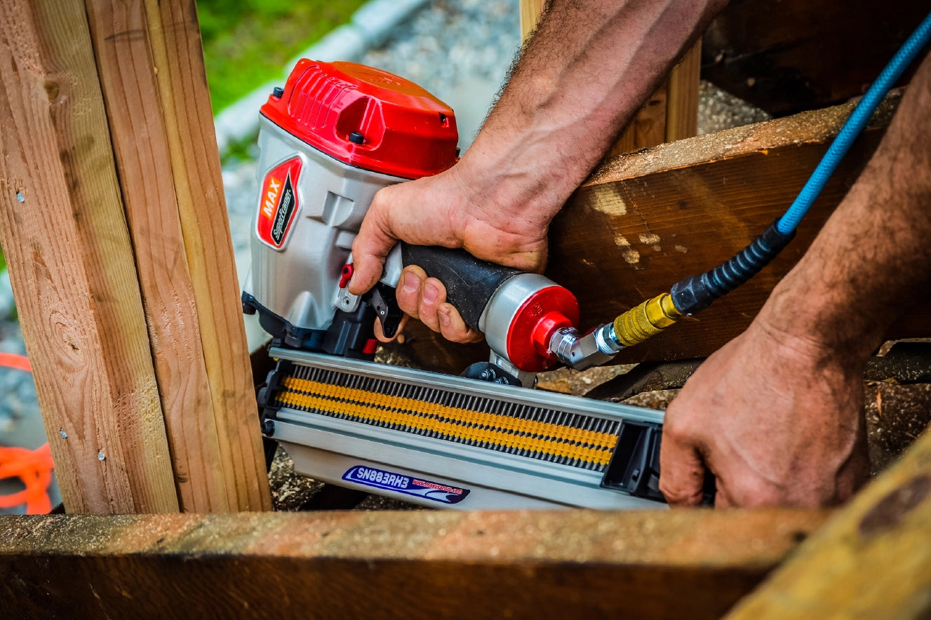 MAX 21 Degree Framing Full Round Head Stick Nailer up to 3-1/4" SN883RH3