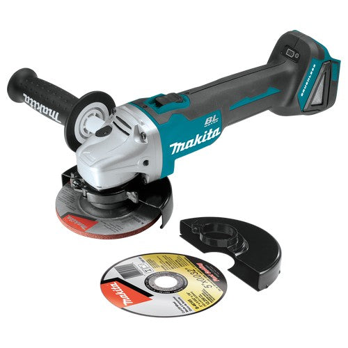18V LXT® Lithium‑Ion Brushless Cordless 4‑1/2” / 5" Cut‑Off/Angle Grinder, Tool Only Makita Products