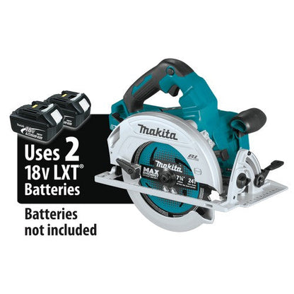 36V (18V X2) LXT® Brushless 7‑1/4” Circular Saw, Tool Only Makita Products