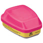 Combination Cartridge/Filter, Acid Gas (AG)/Organic Vapor (OV)/P100, Bayonet, Magenta/Yellow