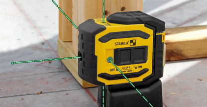 LA-5P G self-leveling, 5-Point/Dot GREENBEAM Laser